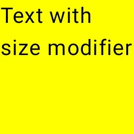 size modifier with 100 dp as value