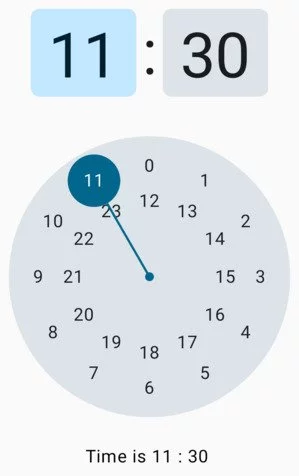time picker in 24 hour format