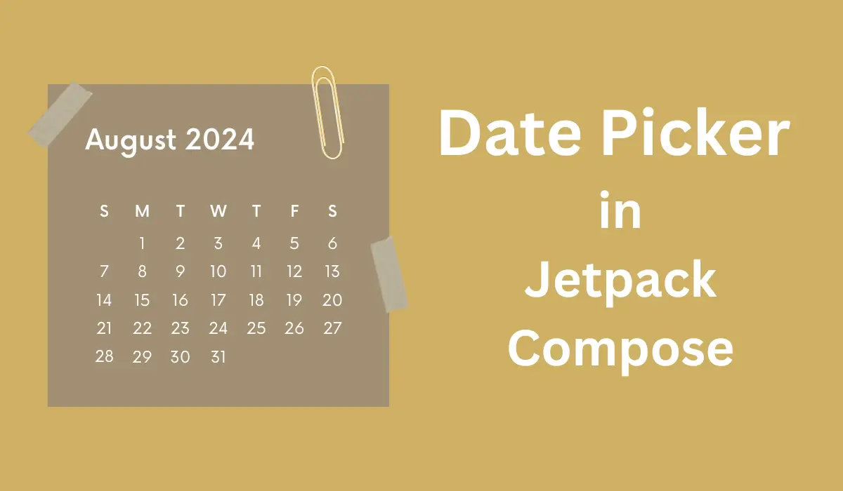 Date Picker in Jetpack Compose